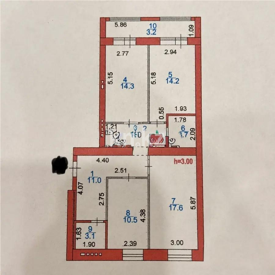 Продажа 3-комнатной квартиры, 86 м² в Астане - фото 7