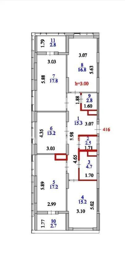 Продажа 4-комнатной квартиры, 111 м², пр. Мангилик Ел, дом  62 в Астане - фото 3
