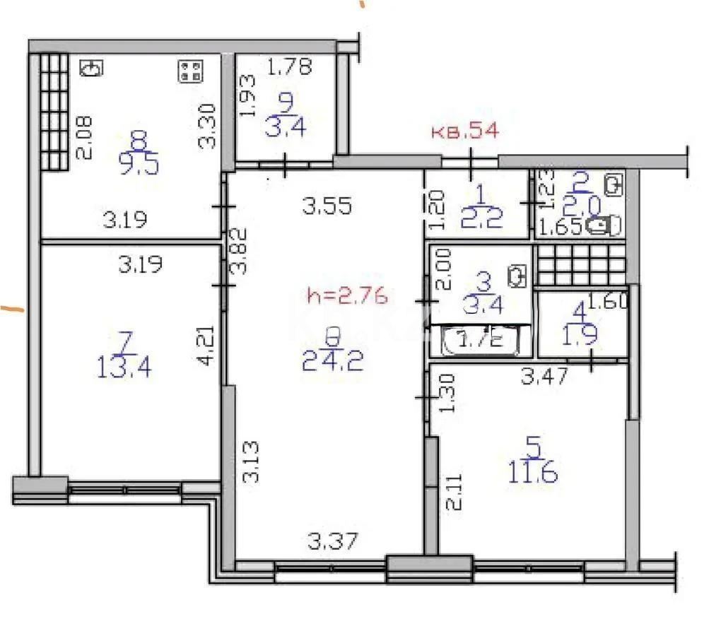 Продажа 3-комнатной квартиры, 71 м² в Алматы - фото 7