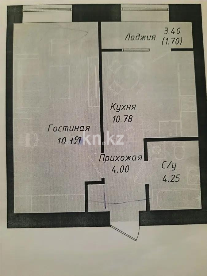 Продажа 1-комнатной квартиры, 40.7 м², пр. Аль-Фараби, дом  7/2 в Астане - фото 2