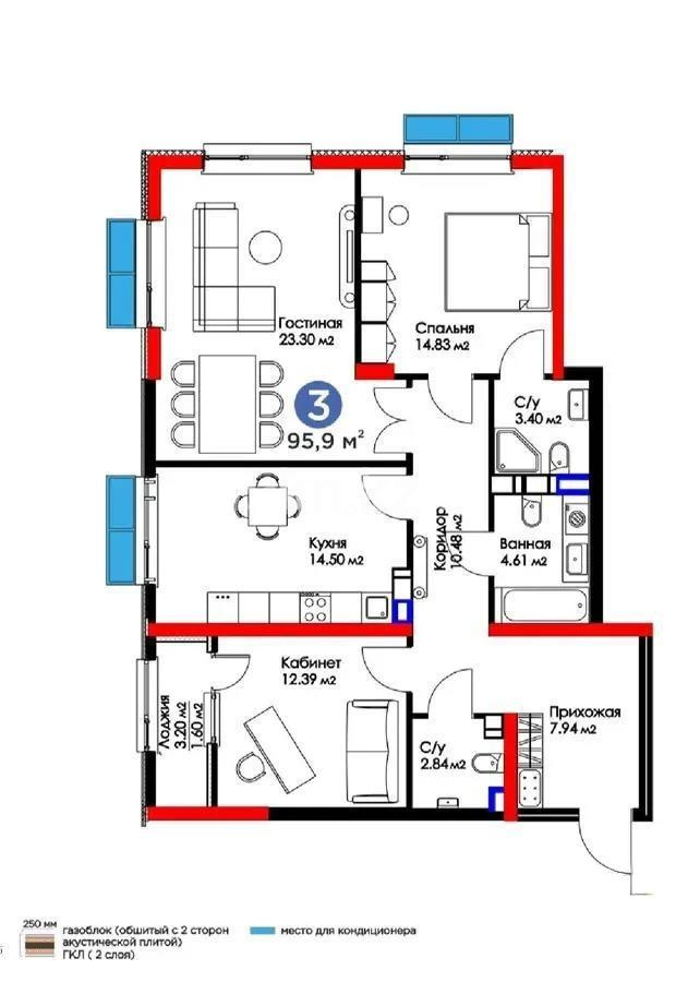 Продажа 4-комнатной квартиры, 96 м², мкр-н Гажайып, дом  11/15а в Алматы