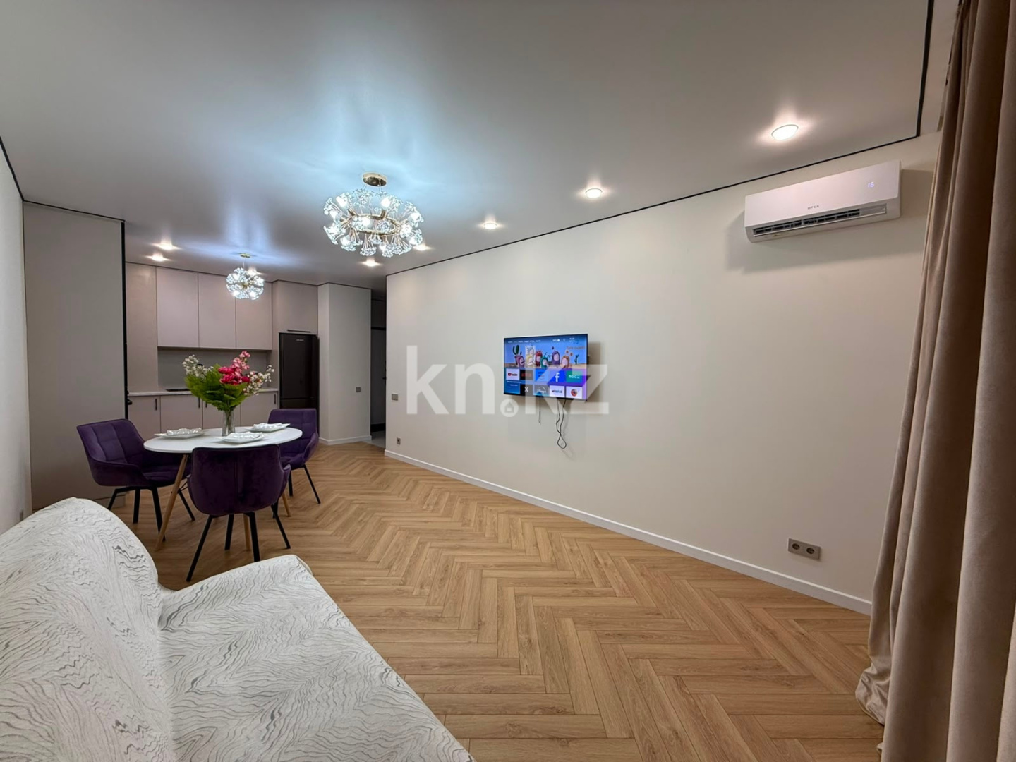 Аренда 2-комнатной квартиры посуточно, 60 м² в Алматы - фото 3