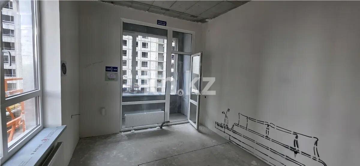 Продажа 2-комнатной квартиры, 46.8 м² в Алматы