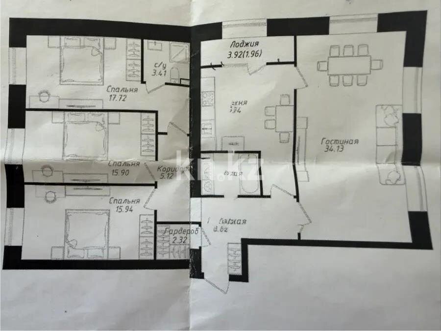 Продажа 4-комнатной квартиры, 125 м² в Астане - фото 3