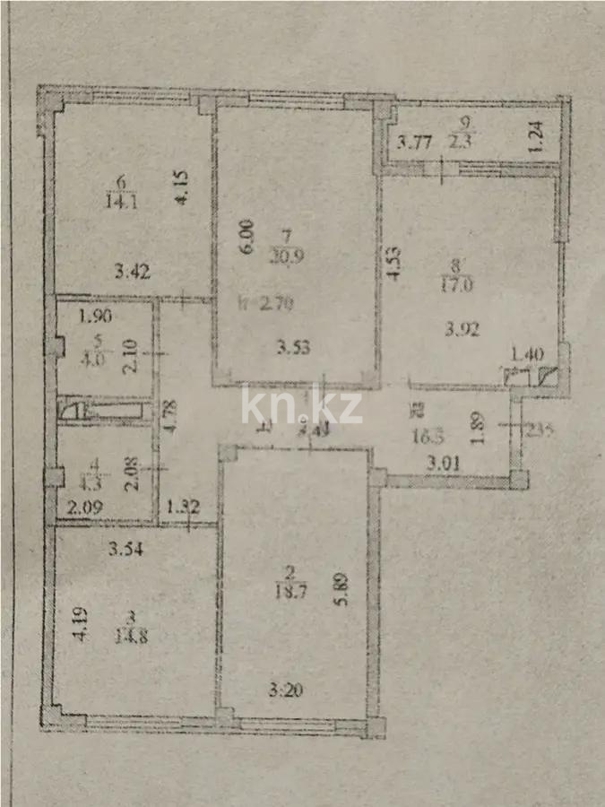Продажа 4-комнатной квартиры, 112.4 м², ул. Нажимеденова, дом  29 в Астане - фото 10