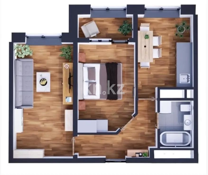 Продажа 2-комнатной квартиры, 50 м² в Алматы - фото 4