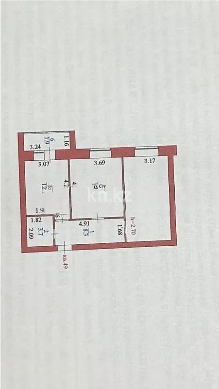 Продажа 2-комнатной квартиры, 61 м² в Астане - фото 2