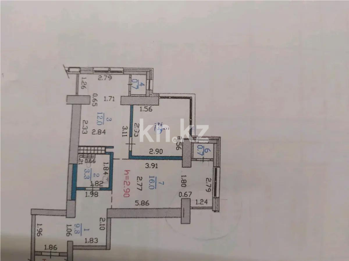 Продажа 2-комнатной квартиры, 52 м², пр. Серкебаева, дом  146/11 в Алматы - фото 4