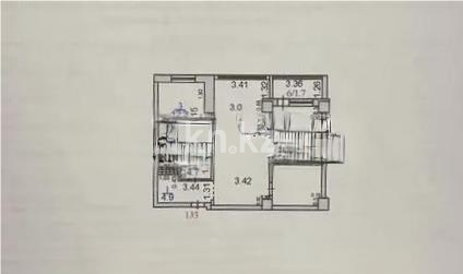 Продажа 2-комнатной квартиры, 68 м² в Караганде - фото 10