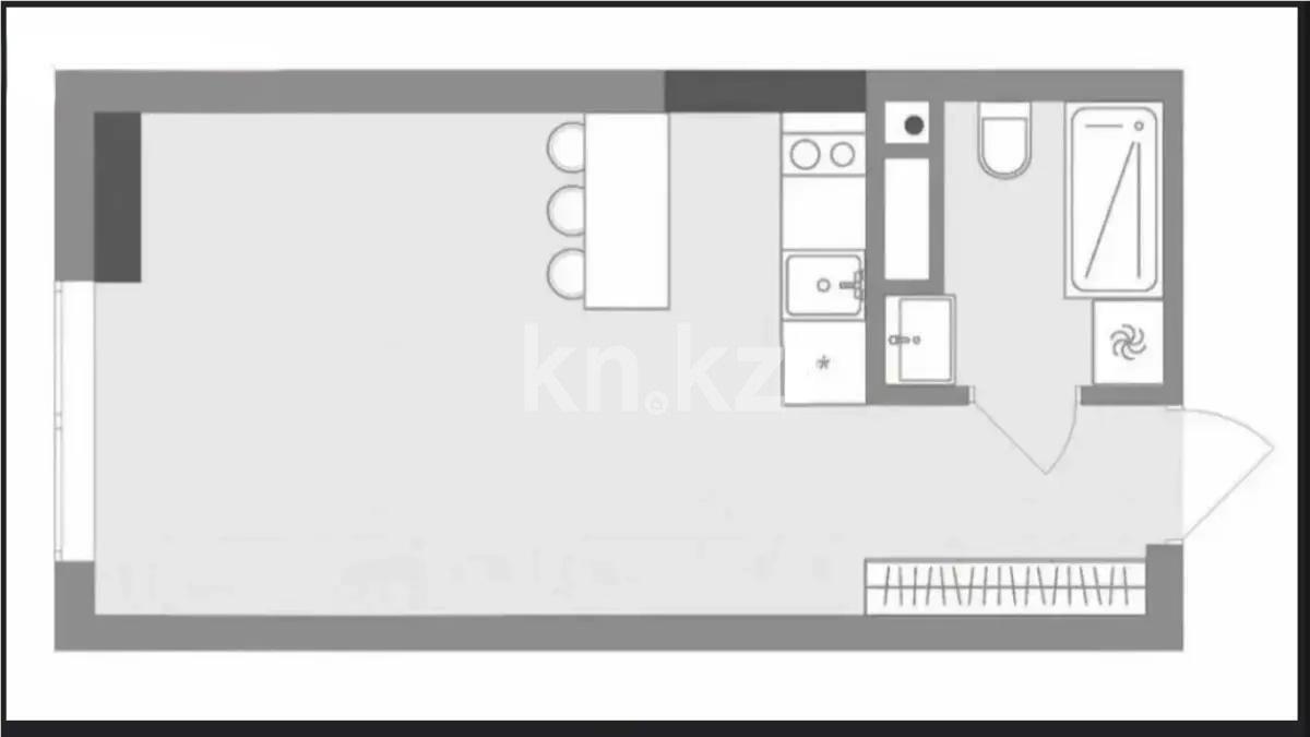 Продажа 1-комнатной квартиры, 35 м² в Алматы - фото 3