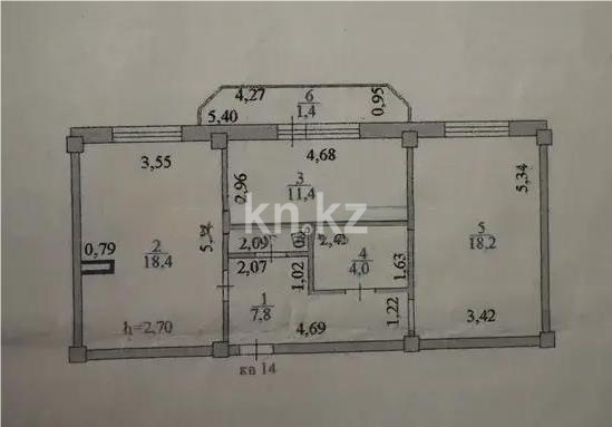 Продажа 2-комнатной квартиры, 61.2 м² в Астане - фото 5