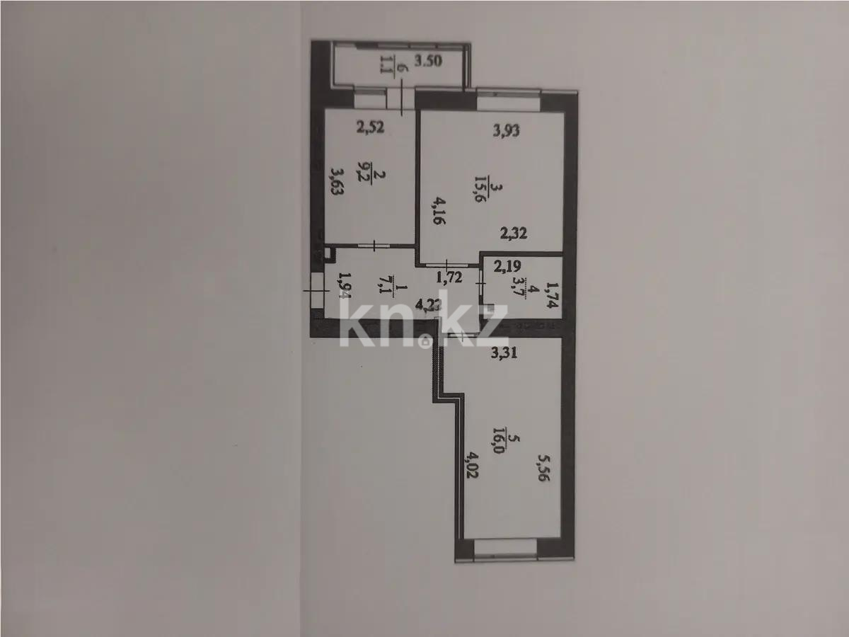 Продажа 2-комнатной квартиры, 53 м², ул. Янушкевича, дом  10 в Астане - фото 6