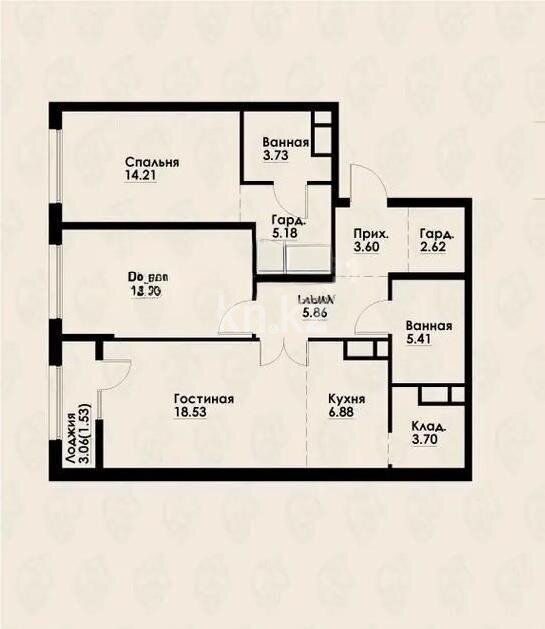 Продажа 3-комнатной квартиры, 86 м² в Алматы