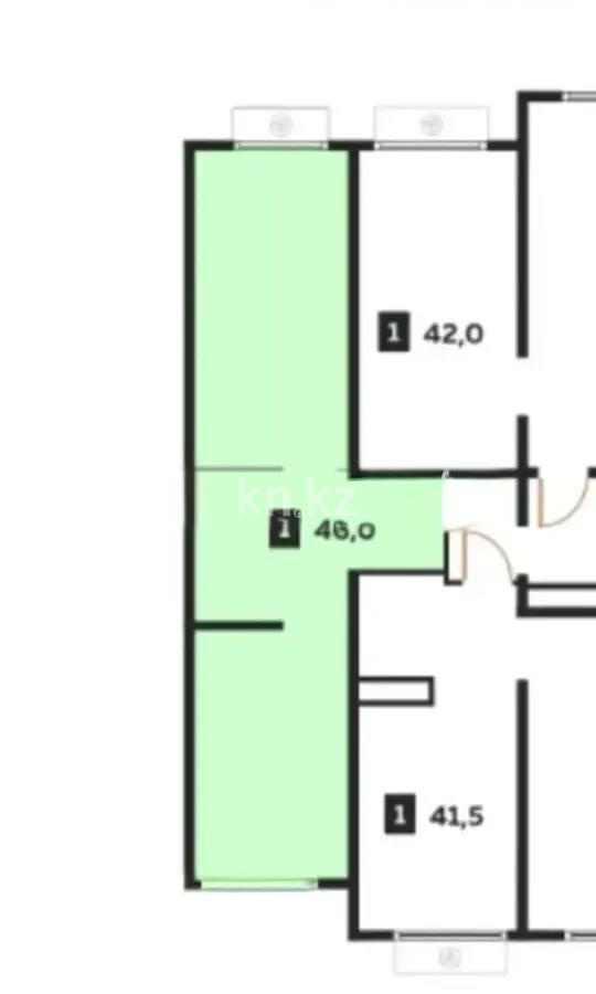 Продажа 2-комнатной квартиры, 46 м², мкр. Кайрат, дом  153/2 стр в Алматы