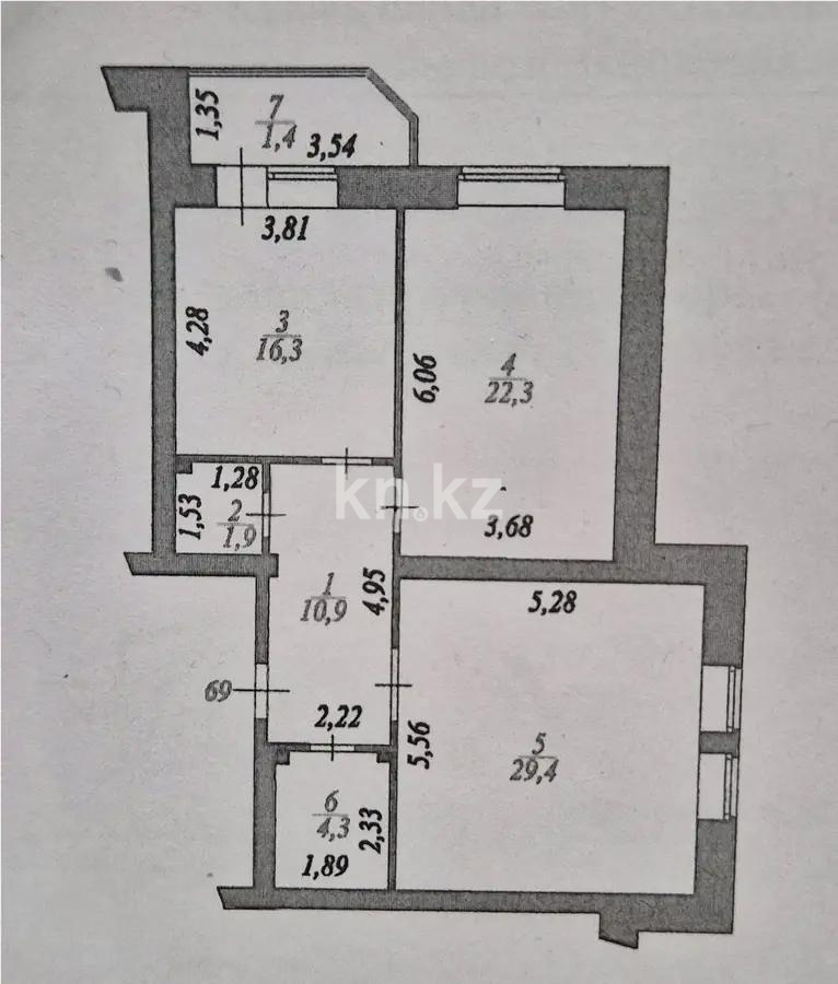 Продажа 2-комнатной квартиры, 86.5 м² в Астане - фото 5