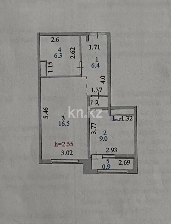 Продажа 1-комнатной квартиры, 39.1 м² в Астане - фото 5