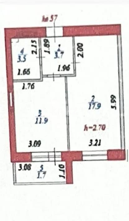 Продажа 1-комнатной квартиры, 38.7 м² в Астане - фото 4