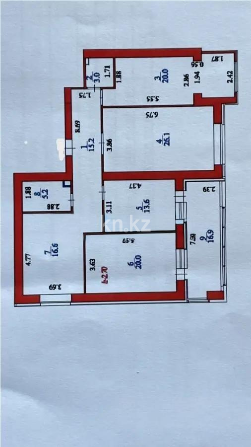 Продажа 4-комнатной квартиры, 136.6 м² в Астане - фото 6