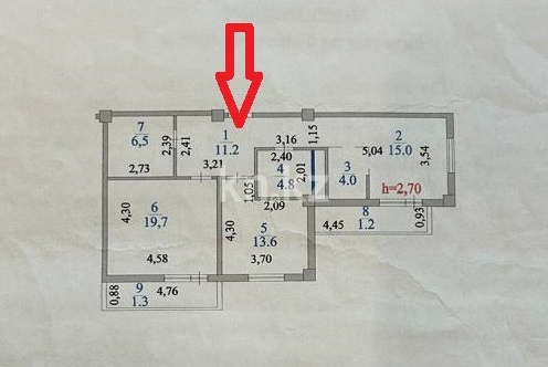 Продажа 3-комнатной квартиры, 77 м² в Астане - фото 2
