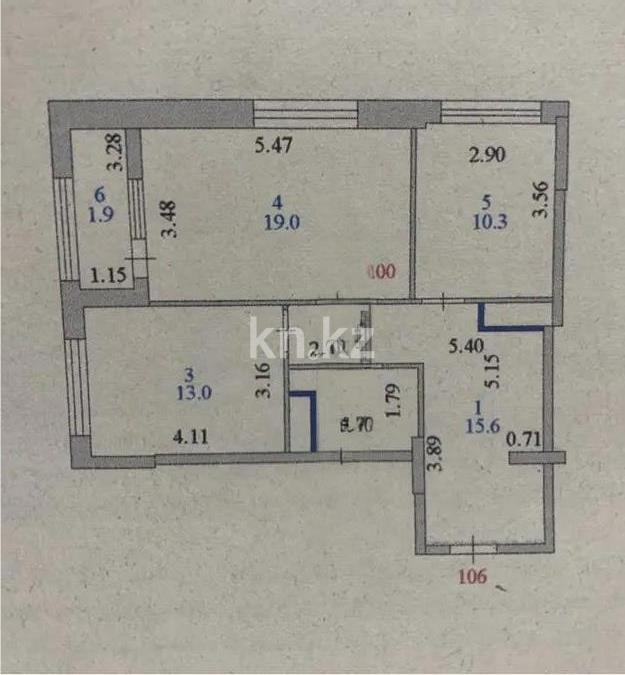 Продажа 2-комнатной квартиры, 63.8 м² в Астане - фото 6