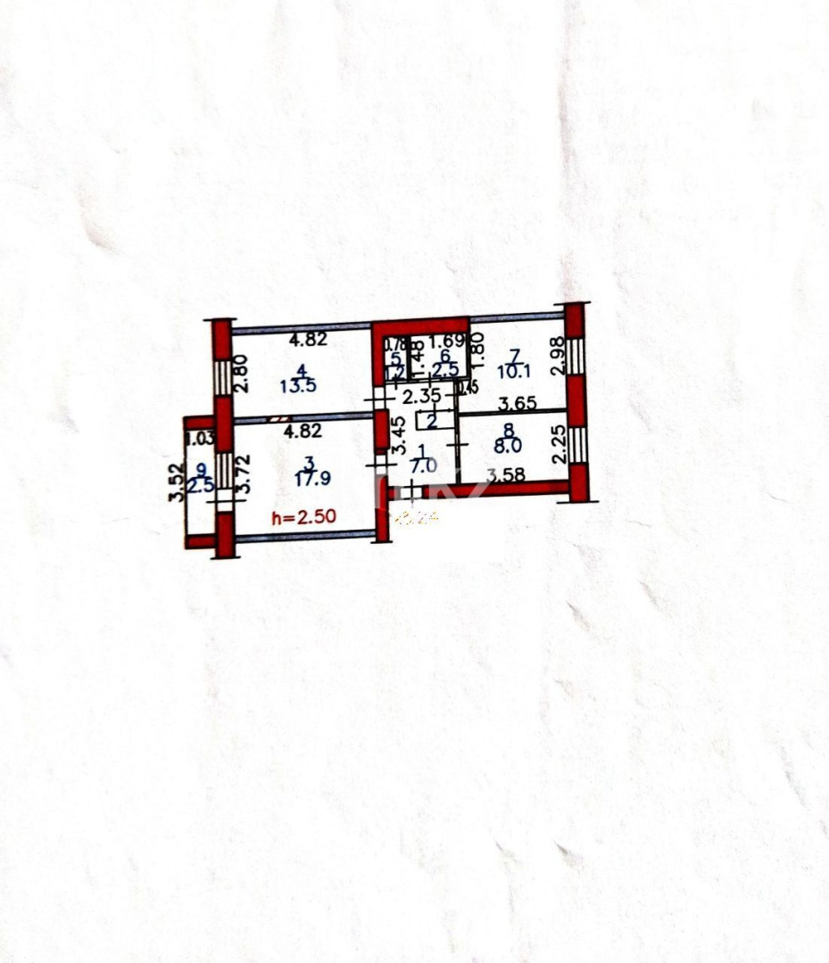Продажа 3-комнатной квартиры, 63.3 м² в Усть-Каменогорске - фото 2