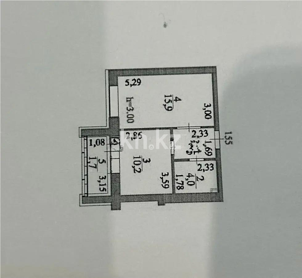 Продажа 1-комнатной квартиры, 35.1 м² в Астане