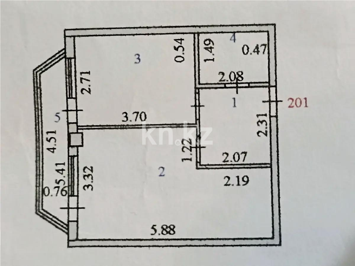 Продажа 1-комнатной квартиры, 35.1 м², ул. Армандастар, дом  2/3 в Астане - фото 5