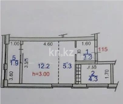 Продажа 1-комнатной квартиры, 27 м² в Алматы