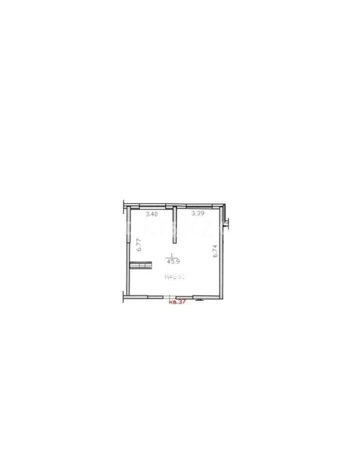 Продажа 2-комнатной квартиры, 46 м² в Алматы
