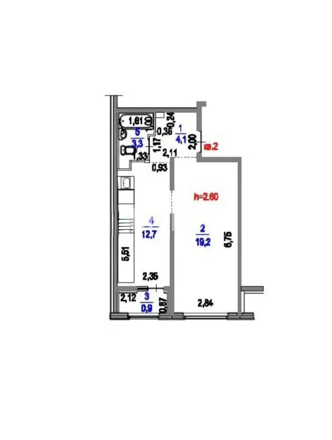 Продажа 1-комнатной квартиры, 39.5 м² в Алматы - фото 4