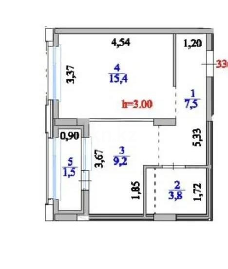Продажа 1-комнатной квартиры, 37.4 м² в Астане - фото 3