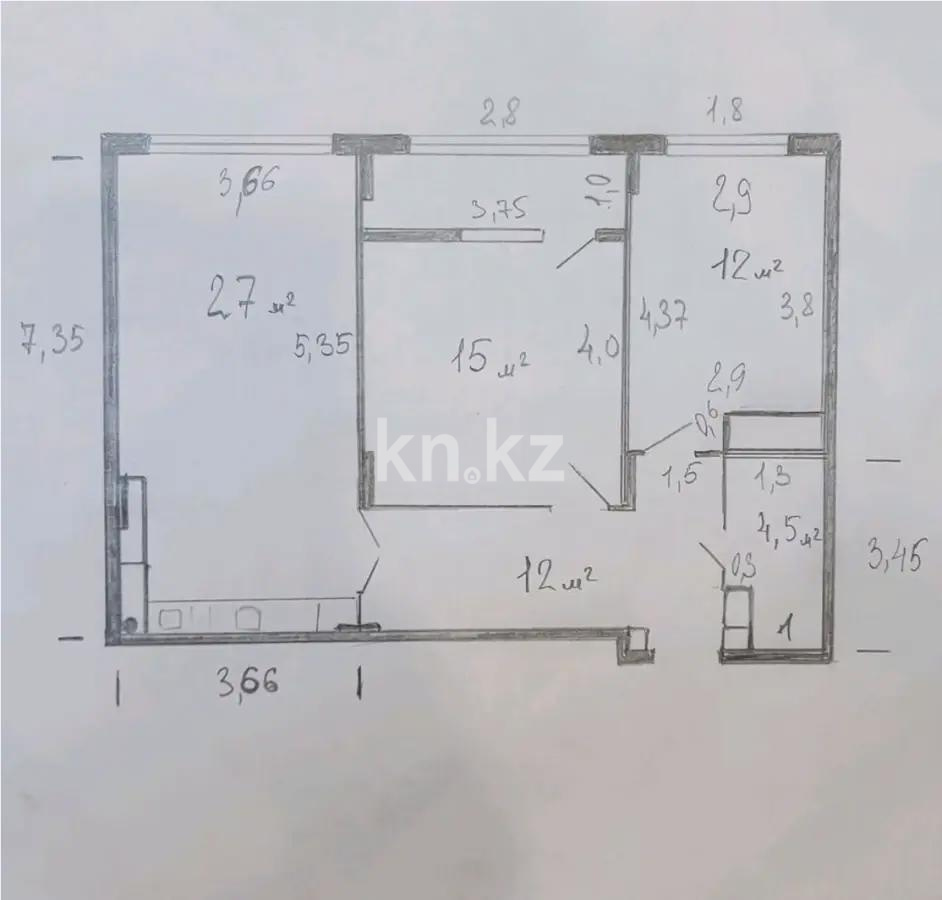 Продажа 2-комнатной квартиры, 70 м², пр. Туран, дом  39/2 стр в Астане - фото 2