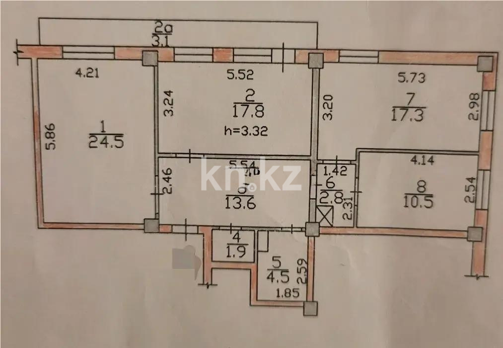 Продажа 3-комнатной квартиры, 101 м², ул. Щепкина, дом  35 в Алматы