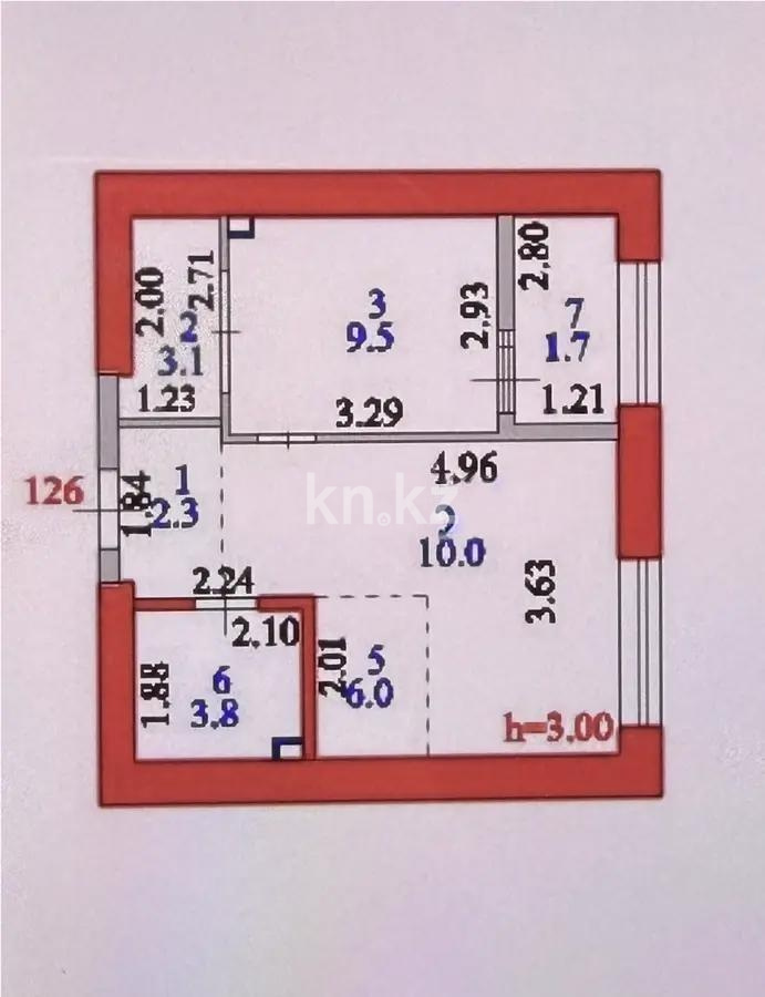 Продажа 2-комнатной квартиры, 36.4 м² в Астане - фото 5