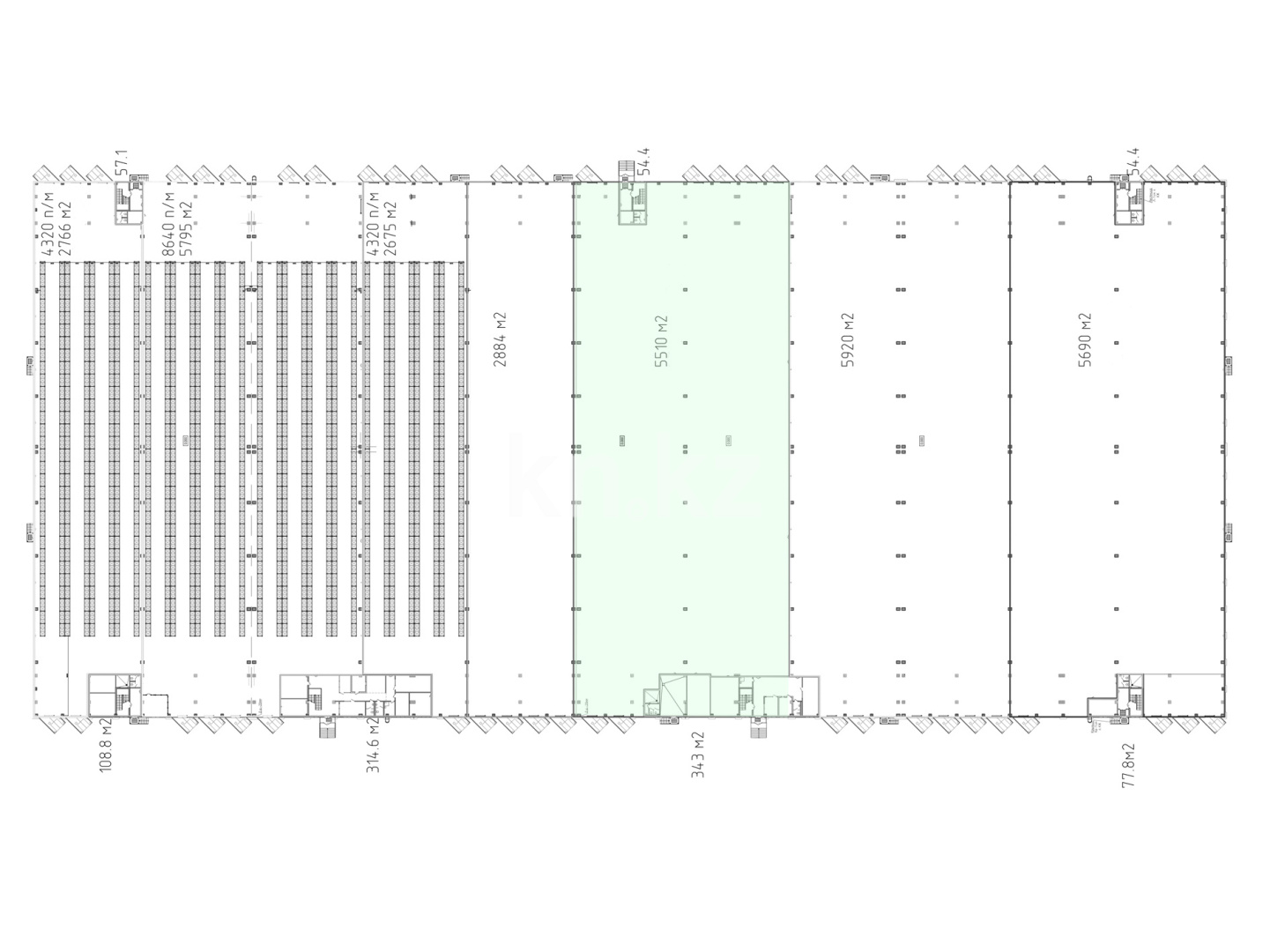 Аренда , 6394 м² в Алматы - фото 6