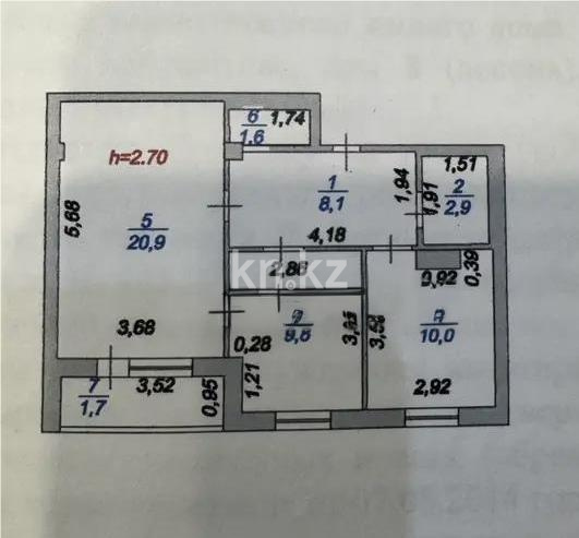 Продажа 2-комнатной квартиры, 55 м² в Астане - фото 6