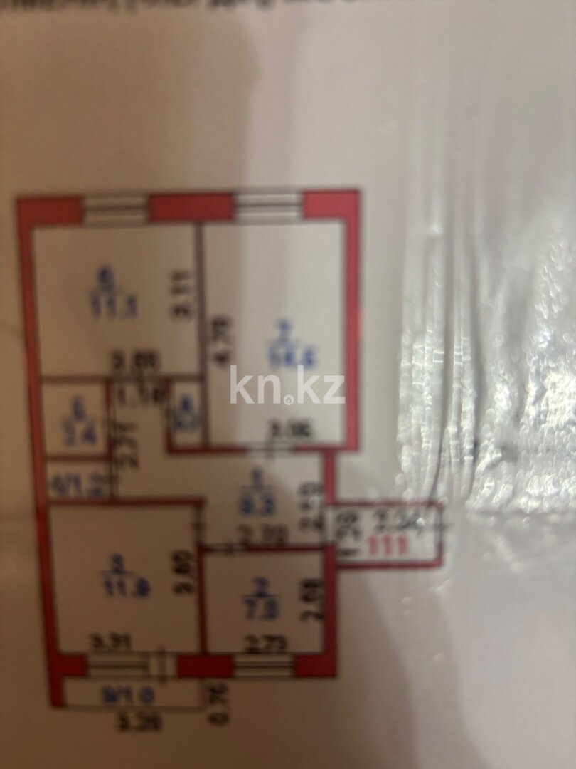 Продажа 3-комнатной квартиры, 59.1 м² в Караганде - фото 4