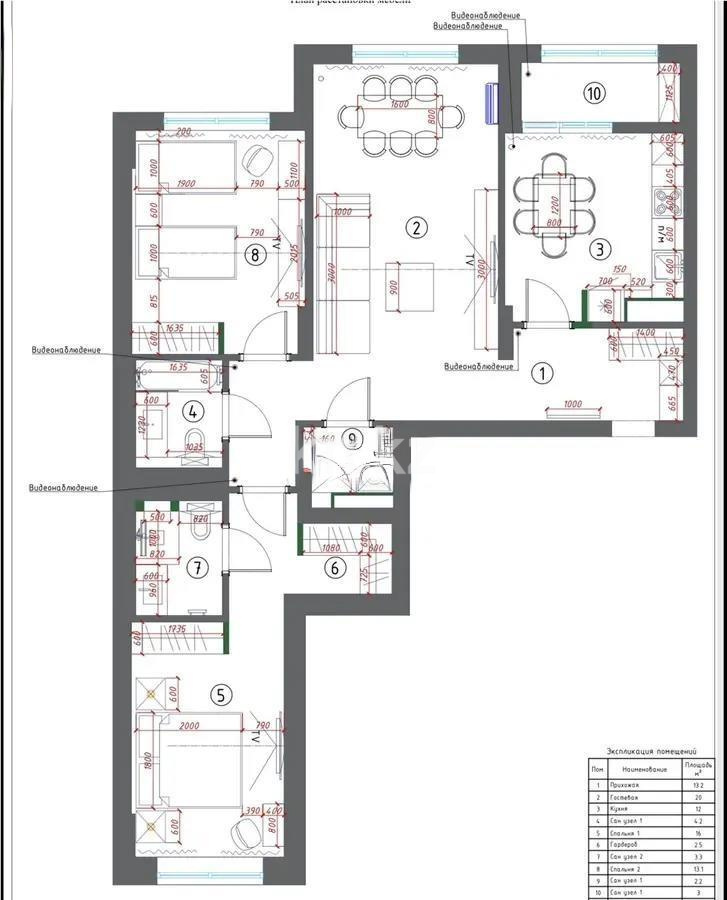Продажа 3-комнатной квартиры, 90 м² в Астане