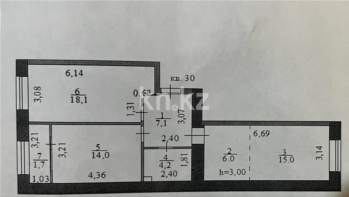 Продажа 3-комнатной квартиры, 67.8 м², ул. Е-15, дом  13 в Астане - фото 5
