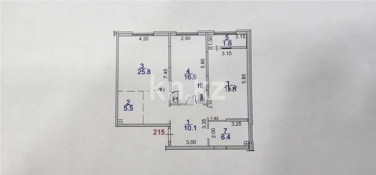 Продажа 3-комнатной квартиры, 85 м² в Алматы - фото 2