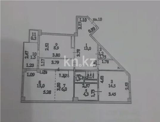 Продажа 3-комнатной квартиры, 67.4 м², ул. Сыганак, дом  15 в Астане - фото 5