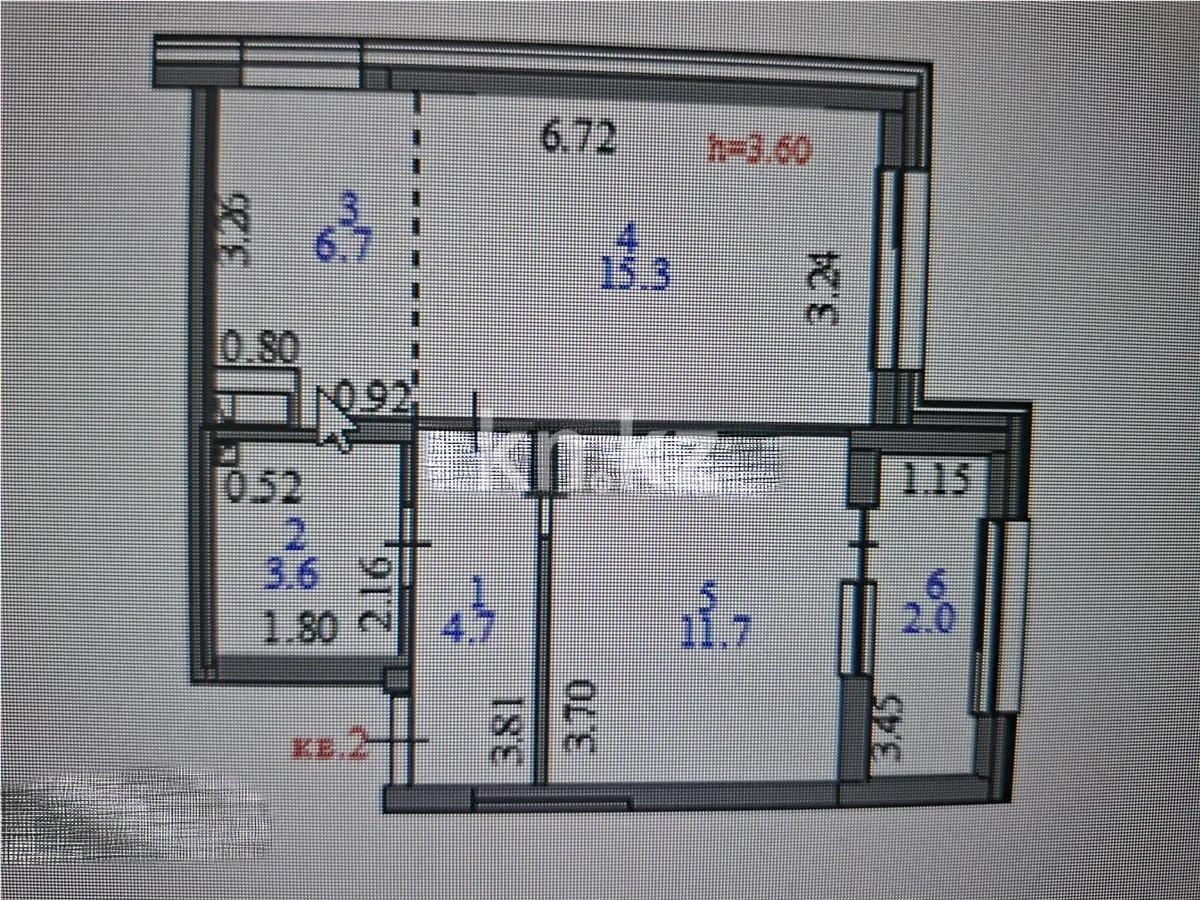 Продажа 2-комнатной квартиры, 44 м² в Астане