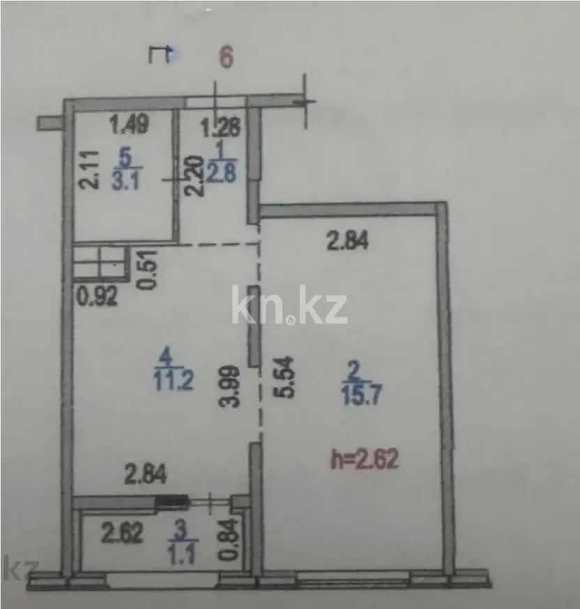 Продажа 1-комнатной квартиры, 34 м² в Алматы