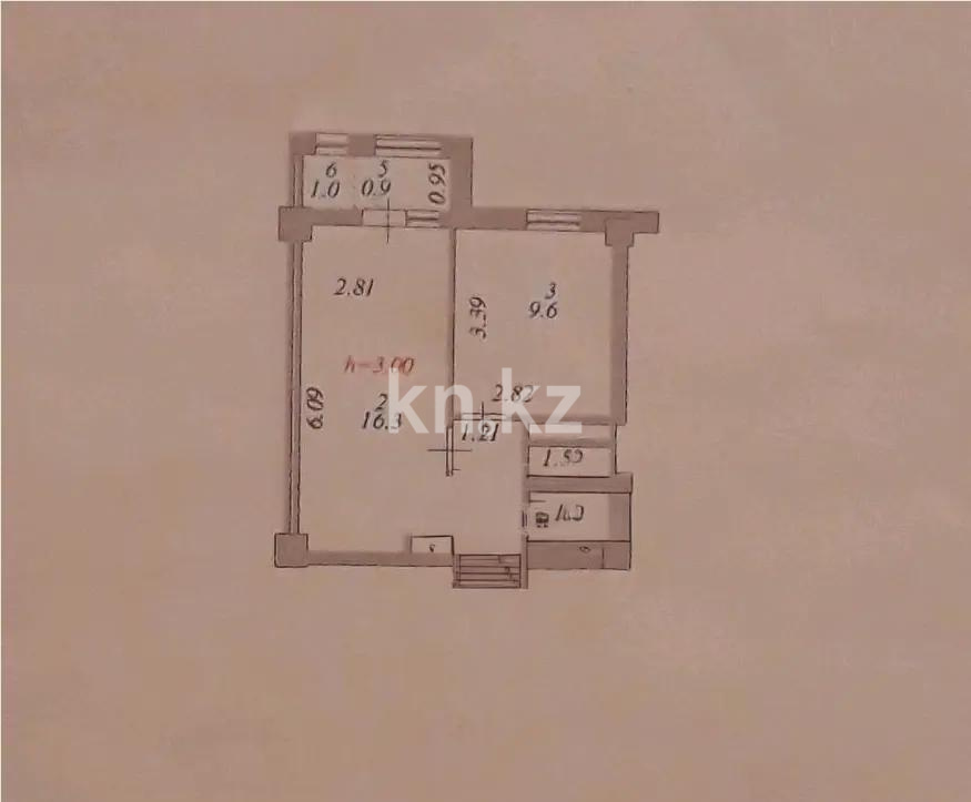 Продажа 1-комнатной квартиры, 34 м² в Астане - фото 3