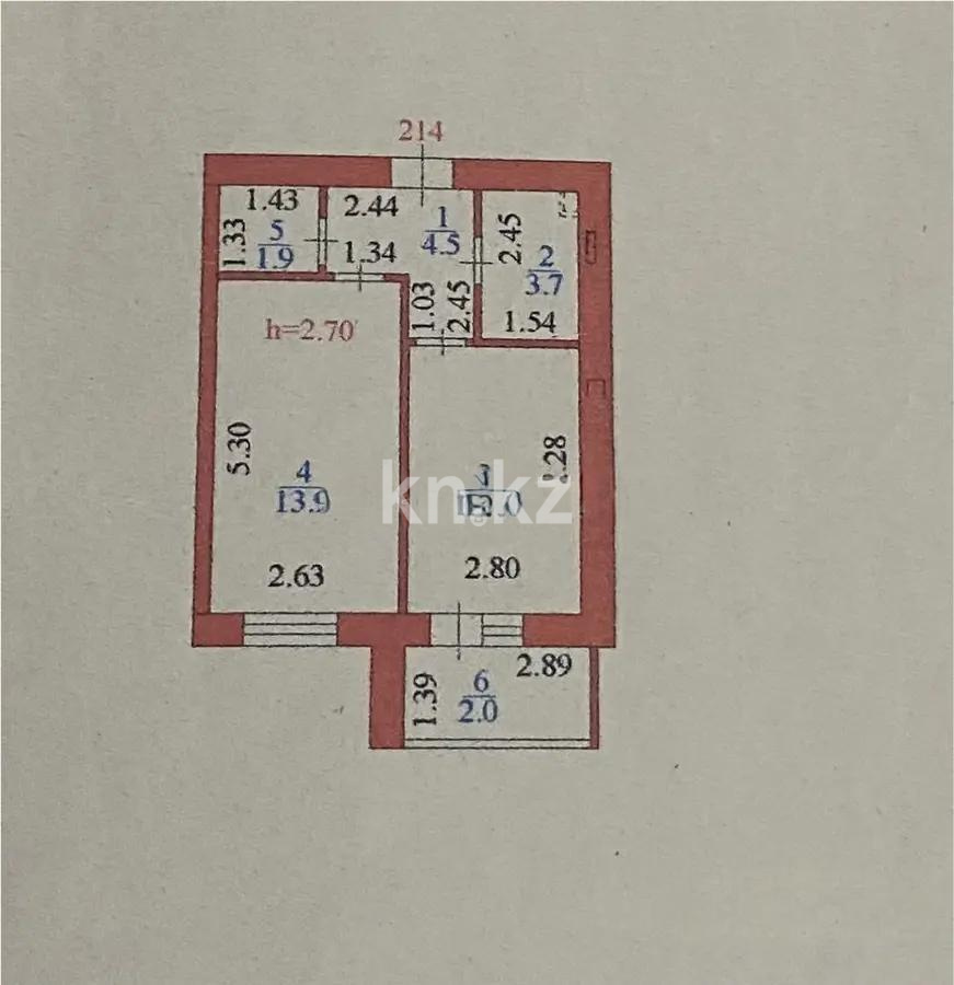 Продажа 1-комнатной квартиры, 38 м², ул. Бейбарыс Султан, дом  25/1 в Астане - фото 7