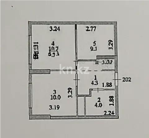 Продажа 2-комнатной квартиры, 38.5 м², ул. Молдагалиева, дом  7 в Астане - фото 3