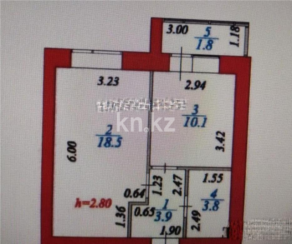 Продажа 2-комнатной квартиры, 38.1 м² в Астане - фото 4