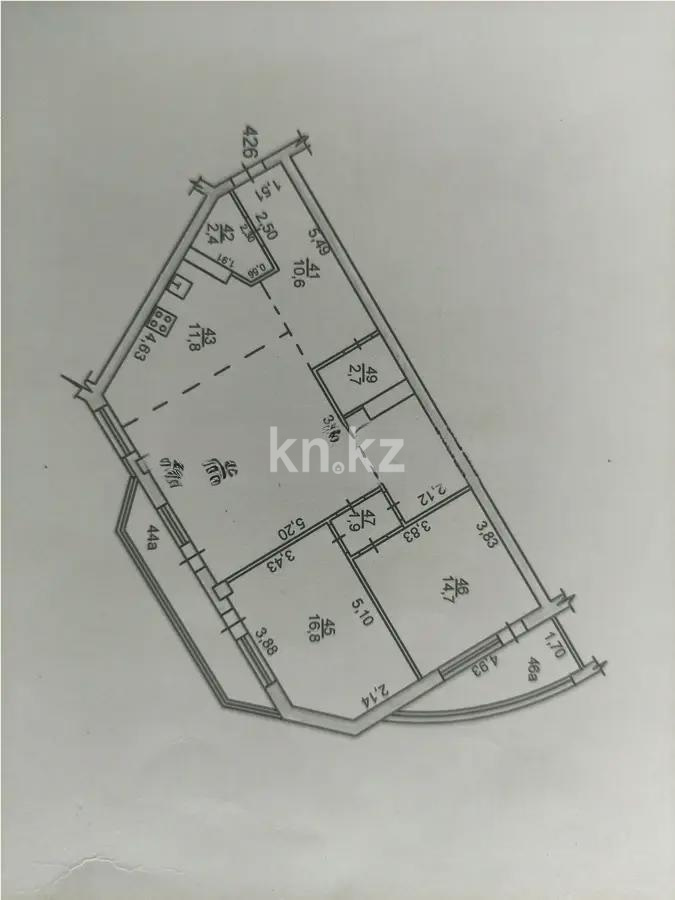 Продажа 3-комнатной квартиры, 100 м², пр. Абая, дом  150/230 в Алматы - фото 8