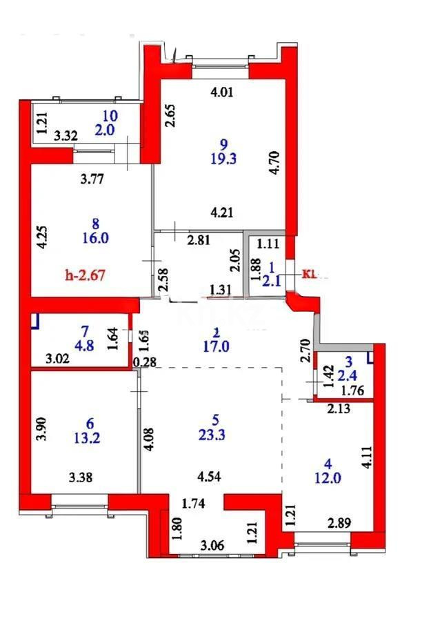 Продажа 4-комнатной квартиры, 112 м² в Астане - фото 6