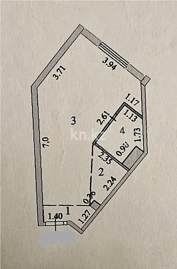 Продажа 1-комнатной квартиры, 39 м² в Астане - фото 5